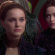 Queen’s Shadow gives us the story of how Padmé transformed to the forward-thinking leader we meet in Attack of the Clones. Here’s Portman in that film along with Rose Byrne as Dormé.
